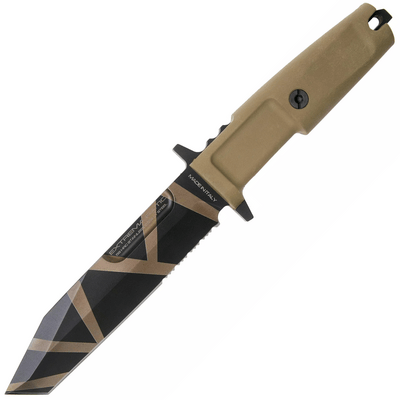 Extrema Ratio 04.1000.0092/DW FULCRUM S DESERT WARFARE taktikai kés 15cm, homok, Forprene, hüvely