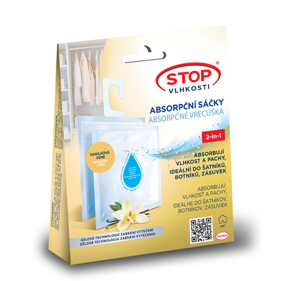 2104813 Ceresit STOP VLHKOSTI absorpční sáčky, komf. vanilka, 2x50g