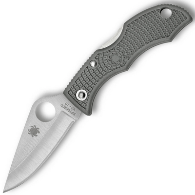 Spyderco LFGP3 Ladybug 3 Lightweight Foliage Green malý vreckový nôž 4,9 cm, Satin, zeleno šedá, FRN