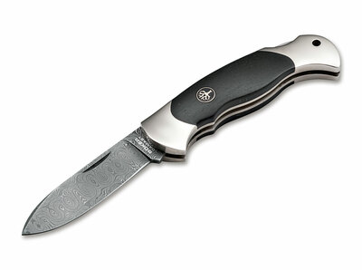 Böker 112203DAM Scout Spearpoint Ironwood kapesní nůž 7,9 cm, damašek, dřevo