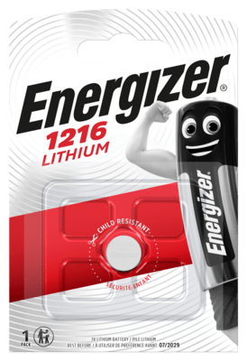 Energizer CR1216 1ks lithiová knoflíková baterie EN-E300163400
