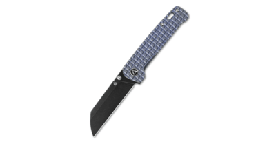 QSP Knife QS130-SFRG Penguin Titanium Frag Blue Stonewashed vreckový nôž 7,8cm, čierna, modrá, titán