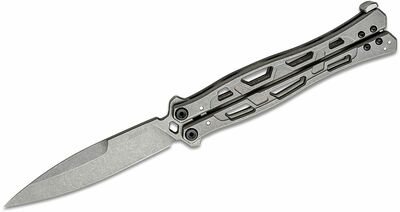 Kershaw K-5050 MOONSAULT kapesní nůž - motýlek 11,7 cm, Stonewash, celoocelový