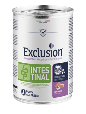 PP20 EXCLUSION INTESTINAL PUPPY PORK & RICE conf. 200 gr