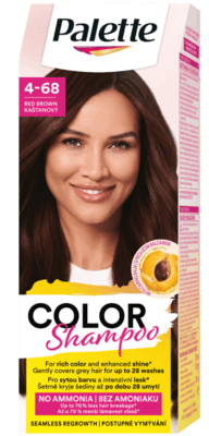 Palette 3060525 Színes sampon 4-68 Gesztenye 50 ml