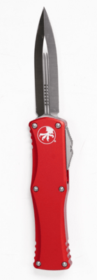 Microtech 702-4RD HERA Satin Red automatický nůž 7,9 cm, červená, hliník