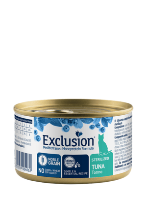 EXCLUSION NGCSTW85 CAT konzerva pre sterilizované mačky - tuniak, 85g