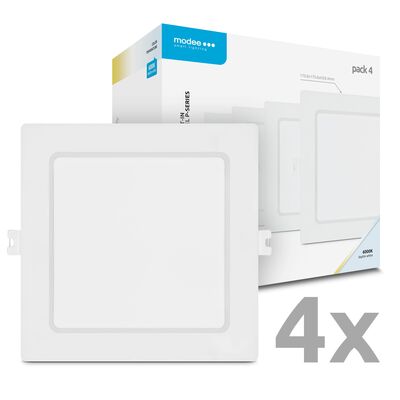 Modee LED Négyzet alakú LED Panel - Süllyesztett 12W 1320lm Hideg Fehér P4 (ML-LPSB6000K12WPN)