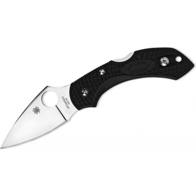Spyderco C28PBK2 Dragonfly 2 Lightweight Black Plain vreckový nôž 5,7 cm, Satin, čierna, FRN