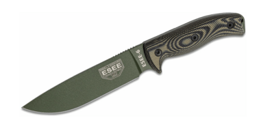 ESEE 6POD-003 OD Green/Black všestranný vonkajší nôž 16,5 cm, čierno-zelená, G10, plastové puzdro