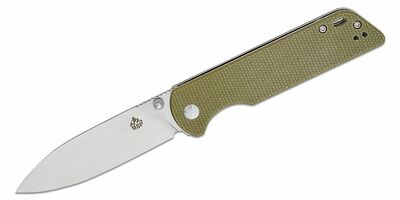 QSP Knife QS102-G Parrot Light Green vreckový nôž 8,2 cm, satin, svetlozelená, Micarta