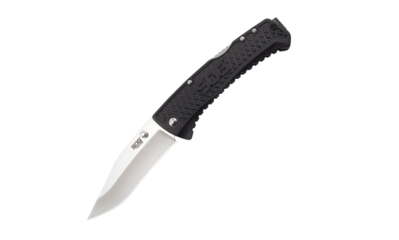 SOG-TD1011-CP TRACTION - SATIN vreckový nôž 8,8 cm, čierna, GRN