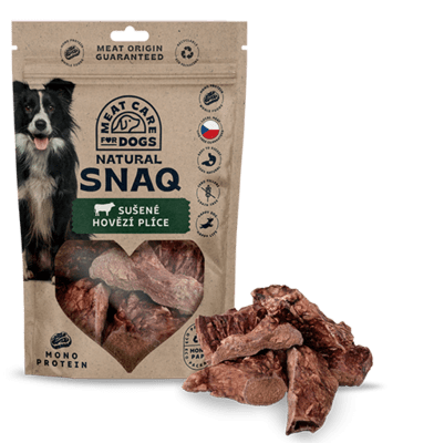 Meat Care Natural Snaq Sušené hovězí plíce 80g