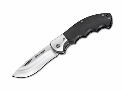 Magnum 01RY526 NW Skinner kapesní lovecký nůž 8,5 cm, černá, G10