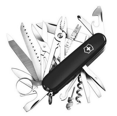 Victorinox 1.6795.3 SwissChamp multifunkční nůž 91 mm, černá, 33 funkcí