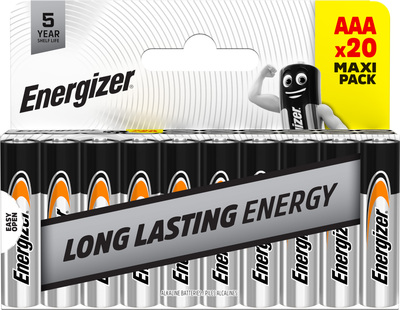 E304398200 Energizer Everyday AAA DHP20 elem bliszter