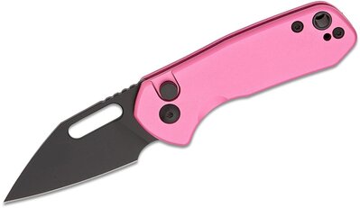 CJRB J1933-BPK Mini Pyrite Pink vreckový nôž 5,5 cm, čierna PVD, ružová, hliník