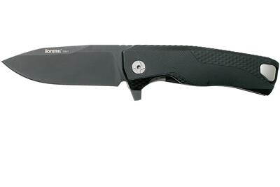 LionSteel ROK A BB Black vreckový nôž 8,3 cm celočierna, hliník