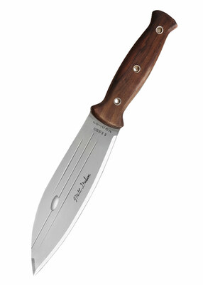 Condor CTK242-8 PRIMITIVE BUSH vonkajší nôž 20,7 cm, orechové drevo, kožené puzdro