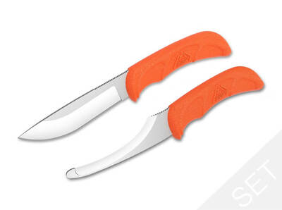 Outdoor Edge 02OE055 JAEGER-PAIR sada loveckých nožů 2ks, oranžová, TPR, nylonové pouzdro