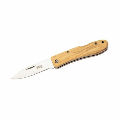 Herbertz Taschenme Olivenholz vreckový nôž 7,3cm (53006) drevo