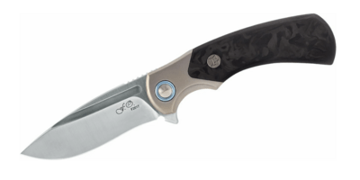 FOX Knives FX-F2017 Anniversay Knife 1977-2017 výroční kapesní nůž 8,5 cm, uhlíkové vlákno, titan