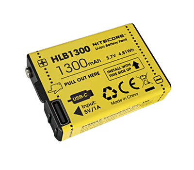 Nitecore HLB1300 dobíjací Li-Ion akumulátor 1300 mAh, USB-C