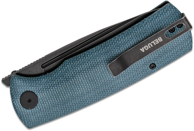 PFP01BMW Petrified Fish PFP01
Beluga Black Stonewash K110 Blue Micarta