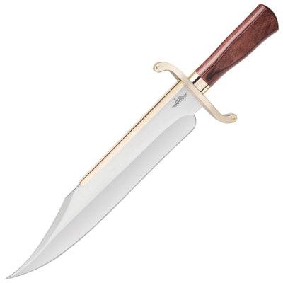 United Cutlery GH5069 GIL HIBBEN OLD WEST BOWIE lovecký nůž 35 cm, dřevo, kožené pouzdro
