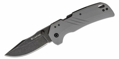 Cold Steel FL-30DPLC-10BGY 3" ENGAGE Drop Point zsebkés 7,6 cm, fekete, szürke, G10