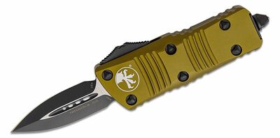 Microtech 238-1OD MINI TROOODON OD Zöld automata kés 5 cm, fekete, zöld, alumínium