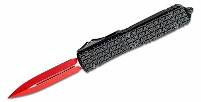 Microtech 122-1SL Ultratech Sith Lord automatický zberateľský nôž 8,8 cm, červená, čierna, hliník