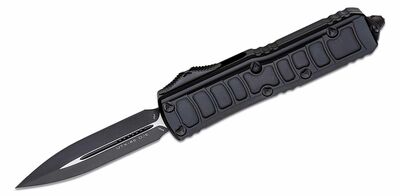 Microtech 232II-1TS UTX-85 Stepside Standard automatický nůž 7,6 cm, celočerná, textura, hliník