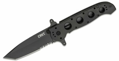 CRKT CR-M16-14SF M16® - 14SF SPECIAL FORCES TANTO taktikai zsebkés 9,8 cm, teljesen fekete, alumíniu