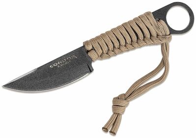 Condor CTK1802-2.75HC KICKBACK nyakkés 7 cm, fekete, paracord, Kydex hüvely