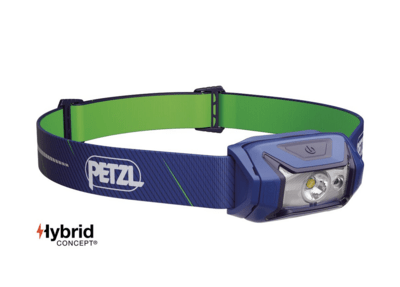 Petzl E067AB01 TIKKA® CORE Blue nabíjateľná čelovka, modrá