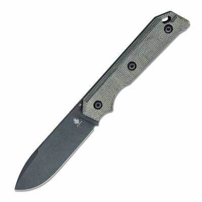 Kizer 1045C1 Begleiter Fixed outdoorový nůž 9,6 cm, černá, šedá, Micarta, pouzdro Kydex