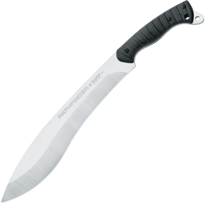 FOX knives FX-679 PATHFINDER nůž do přírody 35 cm, černá, FRN + guma, kožené pouzdro