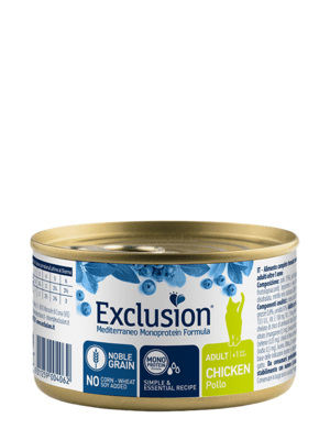 EXCLUSION NGCACW85 ADULT CAT konzerva pre mačky - kuracie, 85g