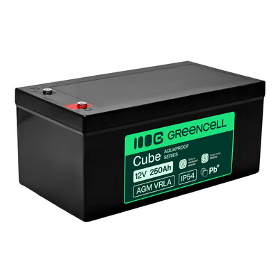 Green Cell AGM12V250AH-H VRLA bezúdržbová baterie 12V 250Ah