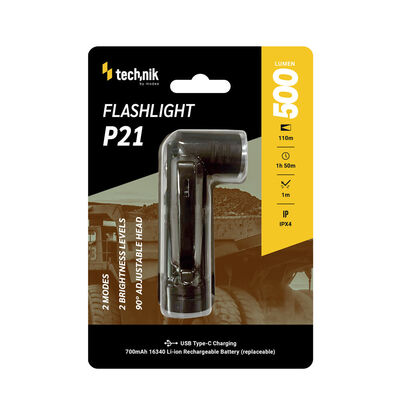 Technik MT-P21 svítilna (+1x16340 700mAh) OSRAM P8 LED (500 lumen)