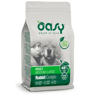 OADODALC0250A Oasy One Animal Protein OAP ADULT MEDIUM/LARGE RABBIT 2,5kg