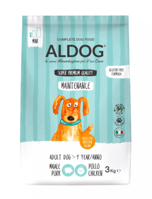 Aldog Maintenance Mini granule pre aktívne dospelé psy, malé plemená, 3 kg