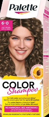 3060519 Palette Color Shampoo 6-0 Světle hnědý 50 ml