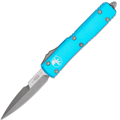 Microtech 120-10APTQ Ultratech Bayonet Turquoise automatický nôž 8,8 cm, Apocalyptic, tyrkys, hliník