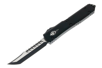 Microtech 119-1TS ULTRATECH HELLHOUND Kéttónusú automata kés 8,8 cm, fekete, alumínium