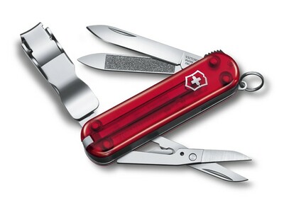 Victorinox 0.6463.T NailClip 580 multifunkční nůž 65 mm, červená, 8 funkcí 