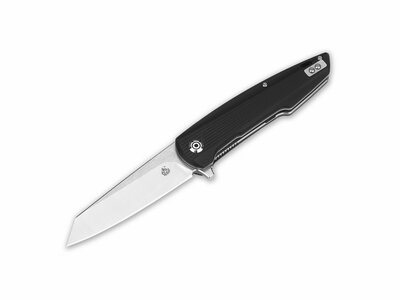 QSP Knife QS108-C Phoenix Black vreckový nôž 9,5 cm, satin, čierna, G10