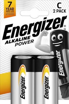 Energizer LR14 / 2 Alkaline Power C E93 akkumulátor kis monocella C 2db 7638900297324