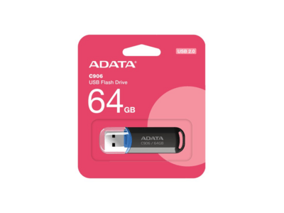 AC906-64G-RBK ADATA C906/64GB/USB 2.0/USB-A/Černá
